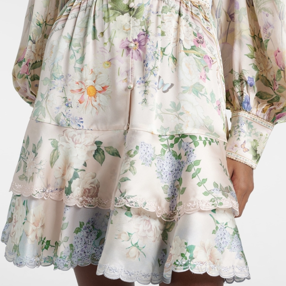 Camilla button front frill dress - Picture 5 of 15